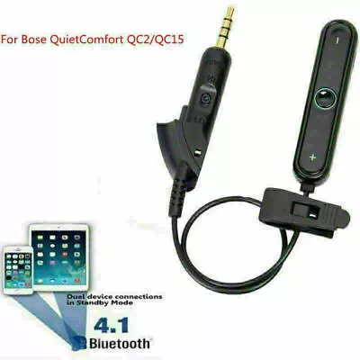 Receiver Adapter For QuietComfort QC15 Bose>Headphone Bluetooth4.1 Cable Replace • $17.85